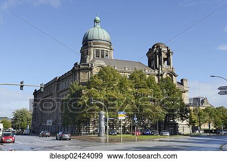 The Hanseatic Higher Regional Court of Hamburg, Sievekingplatz square, Hamburg, Germany, Europe View Large Photo Image Stock Photo - The Hanseatic Higher Regional Court of Hamburg, Sievekingplatz square, Hamburg, Germany, Europe. Fotosearch