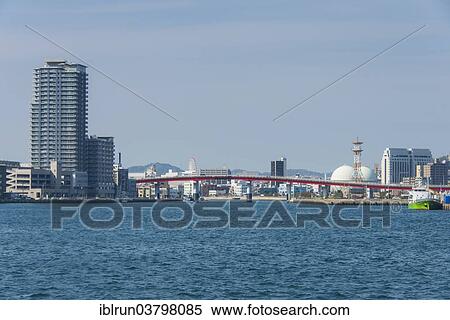 Stock Photography - "The harbour of Nagasaki, Japan, Asia". Fotosearch