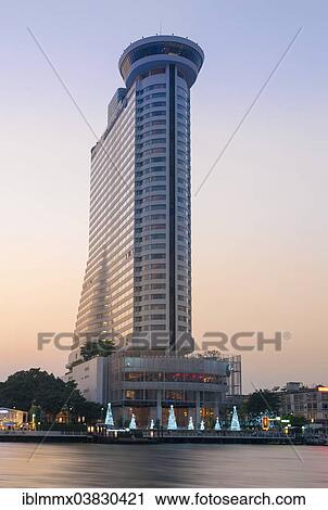 "The Hilton Hotel in the evening light, athe Chao Phraya River, Bangkok, Thailand, Asia" View Large Photo Image Stock Image - "The Hilton Hotel in the evening light, athe Chao Phraya River, Bangkok, Thailand, Asia". Fotosearch