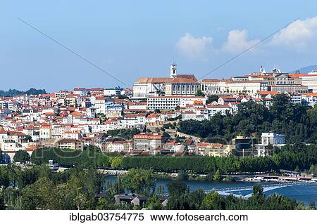 Stock Photography - "The historic district and the University of Coimbra, UNESCO World Heritage Site, Coimbra, Centro Region, Portugal, Europe". Fotosearch