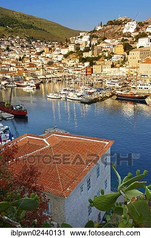 "The historic port of Hydra, Saronic Islands, Greece, Europe" View Large Photo Image Stock Image - "The historic port of Hydra, Saronic Islands, Greece, Europe". Fotosearch