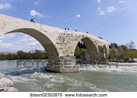 "The historic Roman bridge over the Eurymedon river, Koprucay River, Koprucay near Aspendos, Turkey, Asia" View Large Photo Image Stock Image - "The historic Roman bridge over the Eurymedon river, Koprucay River, Koprucay near Aspendos, Turkey, Asia". Fotosearch