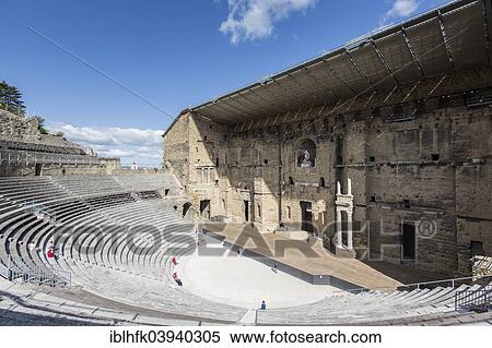 "The historic Roman theatre, Orange, Departement Vaucluse, Provence-Alpes-Cote d’Azur, France, Europe" View Large Photo Image Stock Photography - "The historic Roman theatre, Orange, Departement Vaucluse, Provence-Alpes-Cote d’Azur, France, Europe". Fotosearch