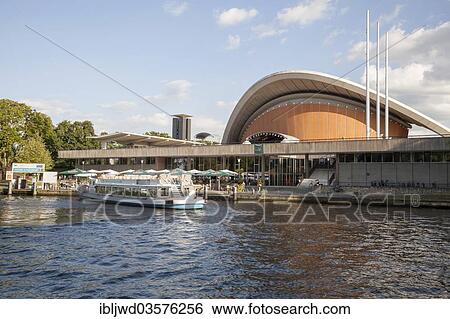 Stock Photograph - "The House of World Culture, Berlin, Berlin, Germany, Europe". Fotosearch