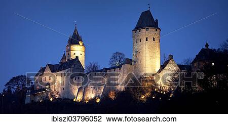 "The illuminated Burg Altena Castle, Altena, Sauerland region, North Rhine-Westphalia, Germany, Europe" View Large Photo Image Stock Image - "The illuminated Burg Altena Castle, Altena, Sauerland region, North Rhine-Westphalia, Germany, Europe". Fotosearch