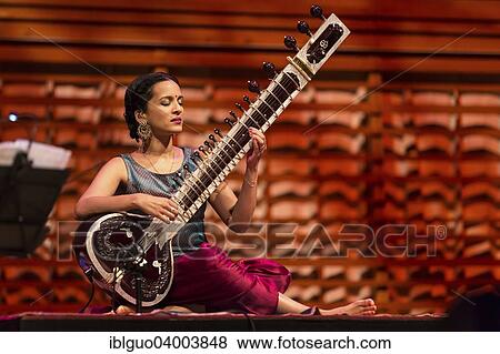 "The Indian sitar player Anoushka Shankar, concert hall of the KKL, Lucerne, Switzerland, Europe" View Large Photo Image Stock Photo - "The Indian sitar player Anoushka Shankar, concert hall of the KKL, Lucerne, Switzerland, Europe". Fotosearch