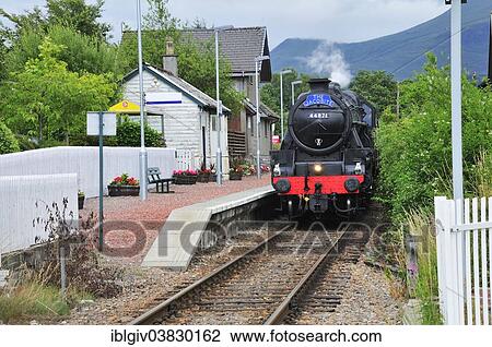 "The Jacobite, steam train, in Glenfinnan station, Ross, Skye and Lochaber, Scottish Highlands, Scotland, United Kingdom, Europe" View Large Photo Image Stock Image - "The Jacobite, steam train, in Glenfinnan station, Ross, Skye and Lochaber, Scottish Highlands, Scotland, United Kingdom, Europe". Fotosearch