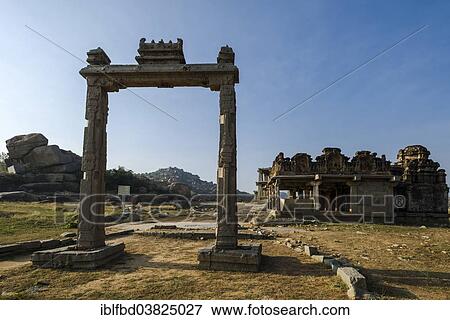 "The King's Balance, ruined city of Vijayanagara, UNESCO World Heritage Site, Hampi, Karnataka, India, Asia" View Large Photo Image Stock Photo - "The King's Balance, ruined city of Vijayanagara, UNESCO World Heritage Site, Hampi, Karnataka, India, Asia". Fotosearch