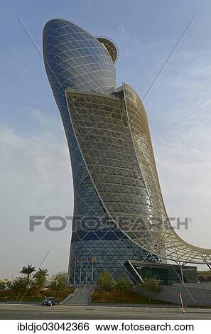 "The leaning Capital Gate Tower, Al Muz? n, Abu Dhabi, United Arab Emirates, Asia" View Large Photo Image Stock Photograph - "The leaning Capital Gate Tower, Al Muz? n, Abu Dhabi, United Arab Emirates, Asia". Fotosearch