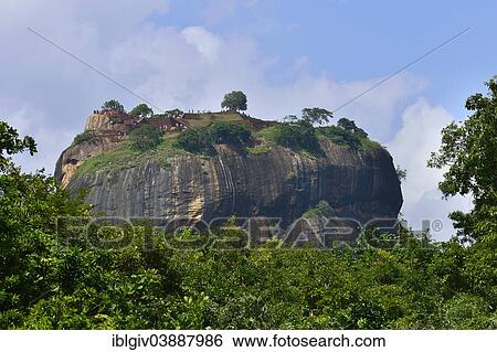 "The Lion Rock, Sigiriya, magma column of an eroded volcano, with the ruins of a fortress, UNESCO World Heritage Site, Sigiriya, Central Province, Sri Lanka, Asia" View Large Photo Image Stock Photograph - "The Lion Rock, Sigiriya, magma column of an eroded volcano, with the ruins of a fortress, UNESCO World Heritage Site, Sigiriya, Central Province, Sri Lanka, Asia". Fotosearch