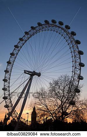 "The London Eye at sunset with Big Ben at the back, London, England, United Kingdom, Europe" View Large Photo Image Picture - "The London Eye at sunset with Big Ben at the back, London, England, United Kingdom, Europe". Fotosearch