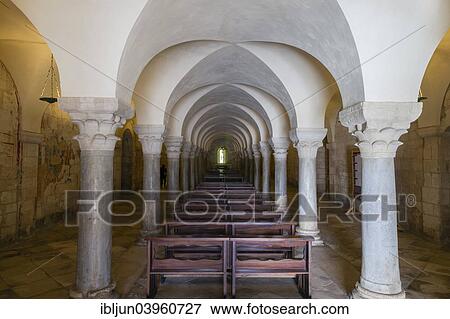 "The lower church Santa Maria della Scala with crypt, Romanesque-style Norman church, cathedral by the sea, Trani Cathedral or Cattedrale diSan Nicola Pellegrino, 11th century, Trani, Bari Province, Apulia, Italy, Europe" View Large Photo Image Stock Photo - "The lower church Santa Maria della Scala with crypt, Romanesque-style Norman church, cathedral by the sea, Trani Cathedral or Cattedrale diSan Nicola Pellegrino, 11th century, Trani, Bari Province, Apulia, Italy, Europe". Fotosearch