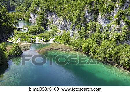 "The lower lakes, Gavanovac Lake and Milanovac Lake, Plitvice Lakes National Park, UNESCO World Heritage Site, Croatia, Europe" View Large Photo Image Stock Image - "The lower lakes, Gavanovac Lake and Milanovac Lake, Plitvice Lakes National Park, UNESCO World Heritage Site, Croatia, Europe". Fotosearch