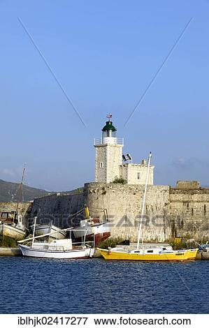 The medieval Aghia Mavra fortress, Lefkada, Lefkas, Greece, Europe View Large Photo Image Stock Photo - The medieval Aghia Mavra fortress, Lefkada, Lefkas, Greece, Europe. Fotosearch