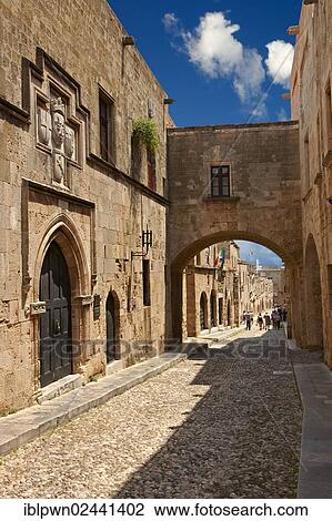 "The Medieval buildings of the Avenue of the Knights, Rhodes, UNESCO World Heritage Site, Greece, Europe" View Large Photo Image Stock Image - "The Medieval buildings of the Avenue of the Knights, Rhodes, UNESCO World Heritage Site, Greece, Europe". Fotosearch