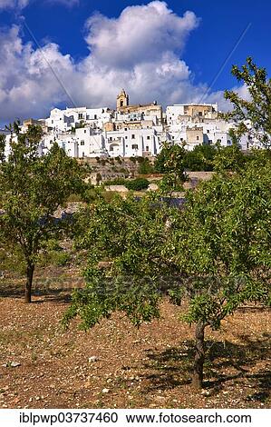 "The medieval fortified hill town of Ostuni, """"La Citta Bianca"""", """"the White Town"""", Ostuni, Apulia, Italy, Europe" View Large Photo Image Stock Image - "The medieval fortified hill town of Ostuni, """"La Citta Bianca"""", """"the White Town"""", Ostuni, Apulia, Italy, Europe". Fotosearch