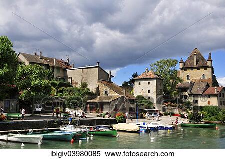 "The medieval town with Yvoire Castle on Lake Geneva or Lac Leman Yvoire, Yvoire, Rhone-Alpes, Haute-Savoie, France, Europe" View Large Photo Image Stock Photography - "The medieval town with Yvoire Castle on Lake Geneva or Lac Leman Yvoire, Yvoire, Rhone-Alpes, Haute-Savoie, France, Europe". Fotosearch
