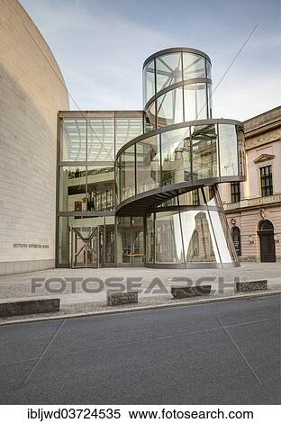 Stock Photography - "The modern extension of the German History Museum, Deutsches Historisches Museum, Berlin, Berlin, Germany, Europe". Fotosearch