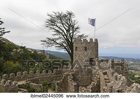 "The Moorish Castle, Castle of the Moors, Castelo dos Mouros, Sintra Cascais Natural Park, Grande Lisboa, Lisbon Region, Portugal, Europe" View Large Photo Image Stock Photograph - "The Moorish Castle, Castle of the Moors, Castelo dos Mouros, Sintra Cascais Natural Park, Grande Lisboa, Lisbon Region, Portugal, Europe". Fotosearch