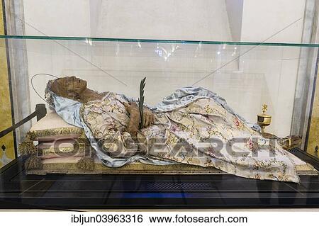 "The mortal remains of the saint Santa Columba, mummy, crypt, Cathedral of San Sabino, Bari, Apulia, Italy, Europe" View Large Photo Image Stock Photograph - "The mortal remains of the saint Santa Columba, mummy, crypt, Cathedral of San Sabino, Bari, Apulia, Italy, Europe". Fotosearch