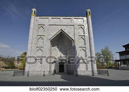 "The mosque and the mausoleum at the royal Hami mausoleum, an Uyghur king's grave, historical Silk Road, Kumul, Uyghurs, Xinjiang region, China, Asia" View Large Photo Image Stock Image - "The mosque and the mausoleum at the royal Hami mausoleum, an Uyghur king's grave, historical Silk Road, Kumul, Uyghurs, Xinjiang region, China, Asia". Fotosearch