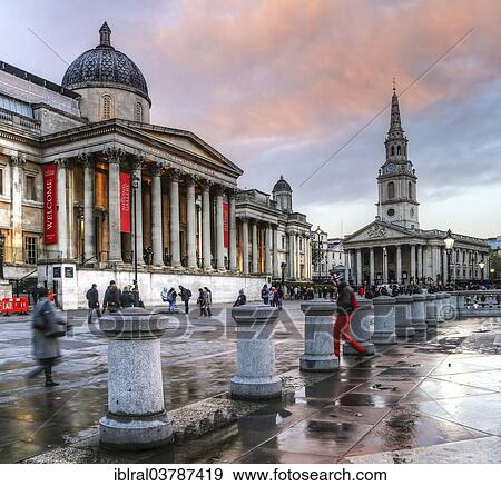 "The National Gallery and the church of St. Martin-in-the-Fields, Trafalgar Square, London, England, United Kingdom, Europe" View Large Photo Image Stock Photo - "The National Gallery and the church of St. Martin-in-the-Fields, Trafalgar Square, London, England, United Kingdom, Europe". Fotosearch