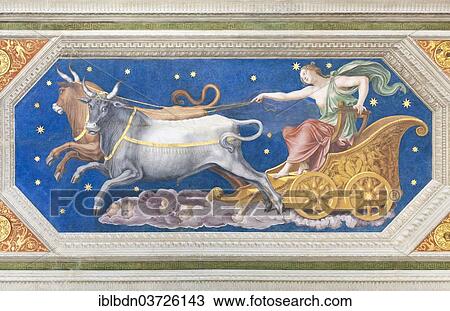 "The nymph Callisto on Jupiter's chariot, ceiling fresco, 1511-12, Villa Farnesina, Trastevere, Rome, Lazio, Italy, Europe" View Large Photo Image Stock Image - "The nymph Callisto on Jupiter's chariot, ceiling fresco, 1511-12, Villa Farnesina, Trastevere, Rome, Lazio, Italy, Europe". Fotosearch