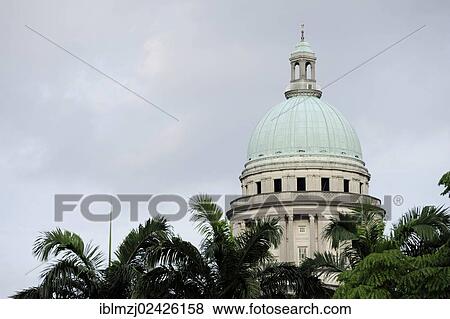 "The old Singapore Supreme Court building, dome with palms at front, Central Area, Central Business District, Singapore, Asia" View Large Photo Image Stock Photo - "The old Singapore Supreme Court building, dome with palms at front, Central Area, Central Business District, Singapore, Asia". Fotosearch