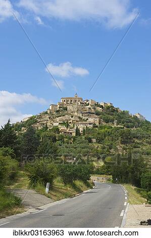 Stock Image - "The old village centre, Gordes, Provence, Region Provence-Alpes-Cote d? ÇÖAzur, France, Europe". Fotosearch