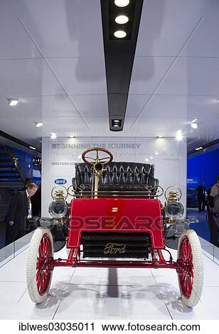 "The oldest surviving Ford, a 1903 Ford Model A, on display at the North American International Auto Show, North American International Auto Show, Detroit, Michigan, United States, North America" View Large Photo Image Stock Image - "The oldest surviving Ford, a 1903 Ford Model A, on display at the North American International Auto Show, North American International Auto Show, Detroit, Michigan, United States, North America". Fotosearch