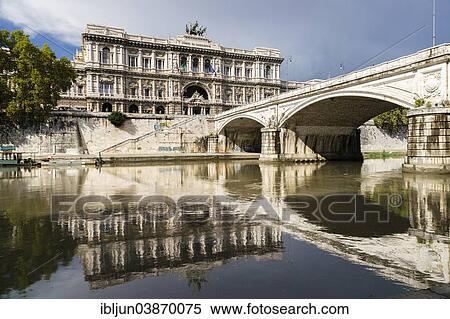 "The Palace of Justice or Palace or Justice, architect Guglielmo Calderini, the Ponte Umberto I, architect Angelo Vescovali, Tiber, Rome, Lazio, Italy, Europe" View Large Photo Image Stock Photography - "The Palace of Justice or Palace or Justice, architect Guglielmo Calderini, the Ponte Umberto I, architect Angelo Vescovali, Tiber, Rome, Lazio, Italy, Europe". Fotosearch