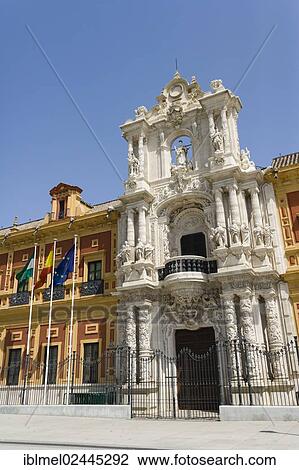 "The Palace of San Telmo, Palacio de San Telmo, the seat of the presidency of the Andalusian Autonomous Government, Seville, Sevilla, Andalusia, Spain, Europe" View Large Photo Image Stock Image - "The Palace of San Telmo, Palacio de San Telmo, the seat of the presidency of the Andalusian Autonomous Government, Seville, Sevilla, Andalusia, Spain, Europe". Fotosearch