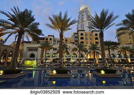 "The Palace - The Old Town Hotel, at dusk, Downtown, Dubai, United Arab Emirates, Asia" View Large Photo Image Stock Photo - "The Palace - The Old Town Hotel, at dusk, Downtown, Dubai, United Arab Emirates, Asia". Fotosearch