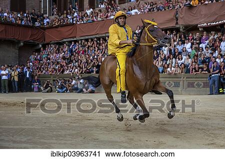 "The Palio di Siena horse race on Piazza del Campo, Siena, Tuscany, Italy, Europe" View Large Photo Image Stock Image - "The Palio di Siena horse race on Piazza del Campo, Siena, Tuscany, Italy, Europe". Fotosearch