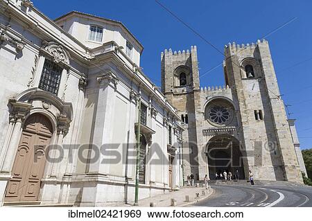 The Patriarchal Cathedral of St Mary Major, Santa Maria Maior de Lisboa, Se de Lisboa, Largo Se, Lisboa, Lisbon, Portugal, Europe View Large Photo Image Stock Photo - The Patriarchal Cathedral of St Mary Major, Santa Maria Maior de Lisboa, Se de Lisboa, Largo Se, Lisboa, Lisbon, Portugal, Europe. Fotosearch