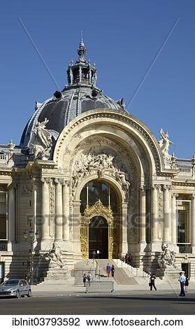 Stock Image - "The Petit Palais, Paris, Ile-de-France, France, Europe". Fotosearch