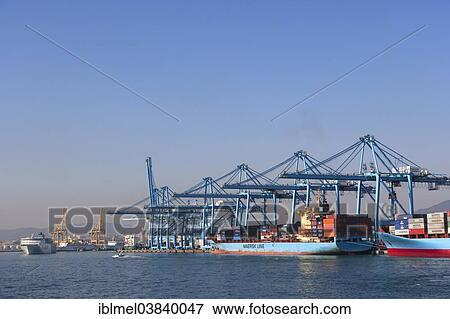 "The Port of Algeciras, Bay of Gibraltar, Bahia de Algeciras, Andalusia, Spain, Europe" View Large Photo Image Stock Photo - "The Port of Algeciras, Bay of Gibraltar, Bahia de Algeciras, Andalusia, Spain, Europe". Fotosearch