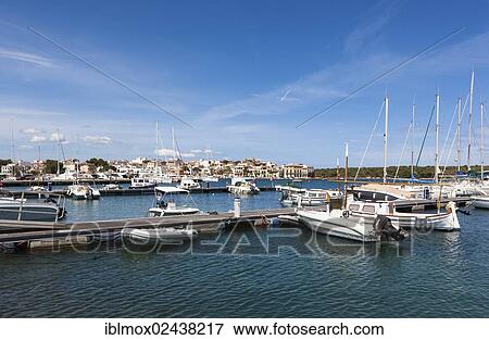 "The port of Porto Colom, Portocolom, Mallorca, Majorca, Balearic Islands, Spain, Europe" View Large Photo Image Stock Photo - "The port of Porto Colom, Portocolom, Mallorca, Majorca, Balearic Islands, Spain, Europe". Fotosearch