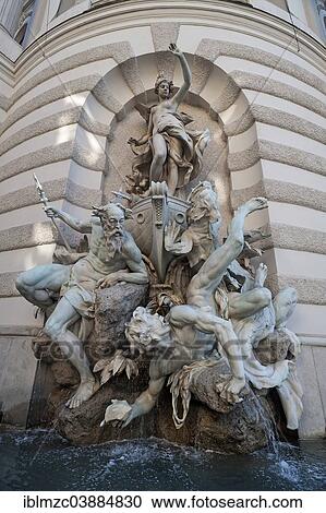 "The Power of the Sea"""", fountain with a sculptural group at the Vienna Hofburg Imperial Palace, Vienna, Vienna State, Austria, Europe" View Large Photo Image Stock Image - "The Power of the Sea"""", fountain with a sculptural group at the Vienna Hofburg Imperial Palace, Vienna, Vienna State, Austria, Europe". Fotosearch