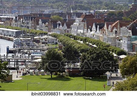 Stock Image - "The promenade of Travemunde, Schleswig-Holstein, Germany, Europe". Fotosearch