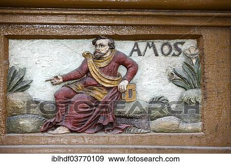 "The prophet Amos, wood carving, Alte Lateinschule Alfeld building, Alfeld, Lower Saxony, Germany, Europe" View Large Photo Image Stock Photo - "The prophet Amos, wood carving, Alte Lateinschule Alfeld building, Alfeld, Lower Saxony, Germany, Europe". Fotosearch
