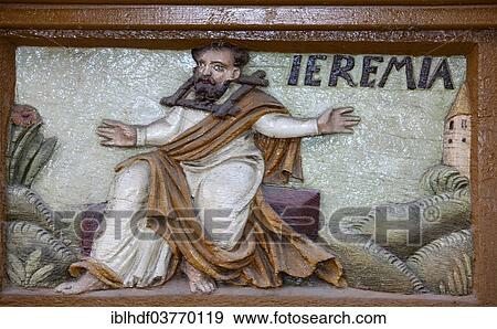 "The prophet Jeremiah, wood carving, Alte Lateinschule Alfeld building, Alfeld, Lower Saxony, Germany, Europe" View Large Photo Image Stock Photo - "The prophet Jeremiah, wood carving, Alte Lateinschule Alfeld building, Alfeld, Lower Saxony, Germany, Europe". Fotosearch