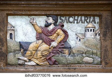 "The prophet Zechariah, wood carving, Alte Lateinschule Alfeld building, Alfeld, Lower Saxony, Germany, Europe" View Large Photo Image Stock Photograph - "The prophet Zechariah, wood carving, Alte Lateinschule Alfeld building, Alfeld, Lower Saxony, Germany, Europe". Fotosearch