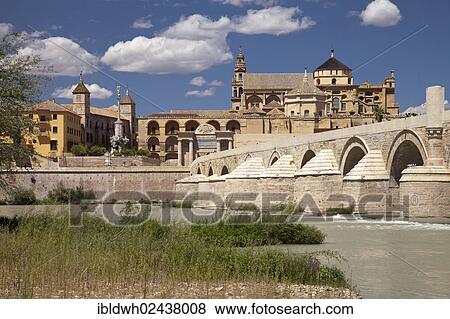 "The Roman bridge and the Mosque? ÇôCathedral of Cordoba, also known as Mezquita-Catedral, Cordoba, Andalusia, Spain, Europe, PublicGround, Europe" View Large Photo Image Stock Photo - "The Roman bridge and the Mosque? ÇôCathedral of Cordoba, also known as Mezquita-Catedral, Cordoba, Andalusia, Spain, Europe, PublicGround, Europe". Fotosearch