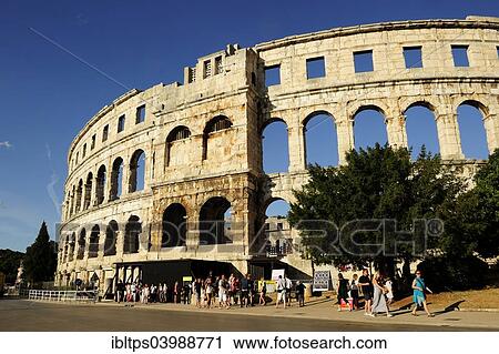 "The Roman Colosseum, Pula, Istria, Croatia, Europe" View Large Photo Image Stock Image - "The Roman Colosseum, Pula, Istria, Croatia, Europe". Fotosearch