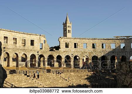 "The Roman Colosseum, Pula, Istria, Croatia, Europe" View Large Photo Image Stock Image - "The Roman Colosseum, Pula, Istria, Croatia, Europe". Fotosearch
