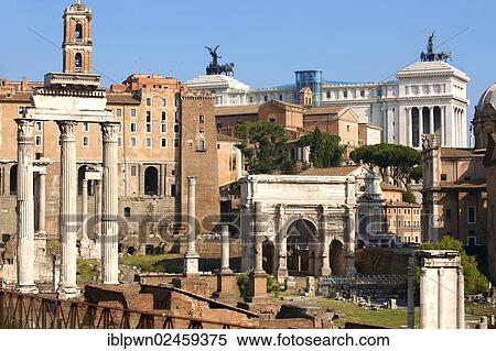 Stock Photography - "The Roman Forum, Rome, Italy, Europe". Fotosearch