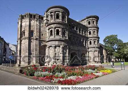 "The Roman Porta Nigra city gate, Trier, Rhineland-Palatinate, Germany, Europe, PublicGround, Europe" View Large Photo Image Stock Photo - "The Roman Porta Nigra city gate, Trier, Rhineland-Palatinate, Germany, Europe, PublicGround, Europe". Fotosearch