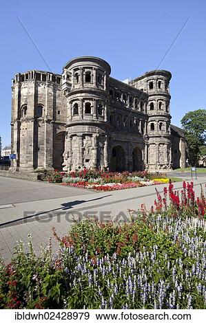 "The Roman Porta Nigra city gate, Trier, Rhineland-Palatinate, Germany, Europe, PublicGround, Europe" View Large Photo Image Stock Photo - "The Roman Porta Nigra city gate, Trier, Rhineland-Palatinate, Germany, Europe, PublicGround, Europe". Fotosearch