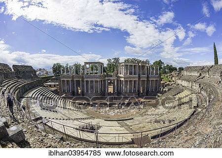 "The Roman Theatre, Merida, Extremadura, Spain, Europe" View Large Photo Image Stock Photography - "The Roman Theatre, Merida, Extremadura, Spain, Europe". Fotosearch